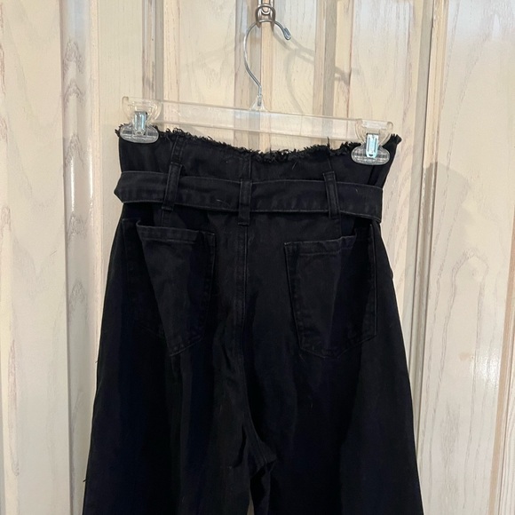 Black tie waist jeans - Picture 7 of 7